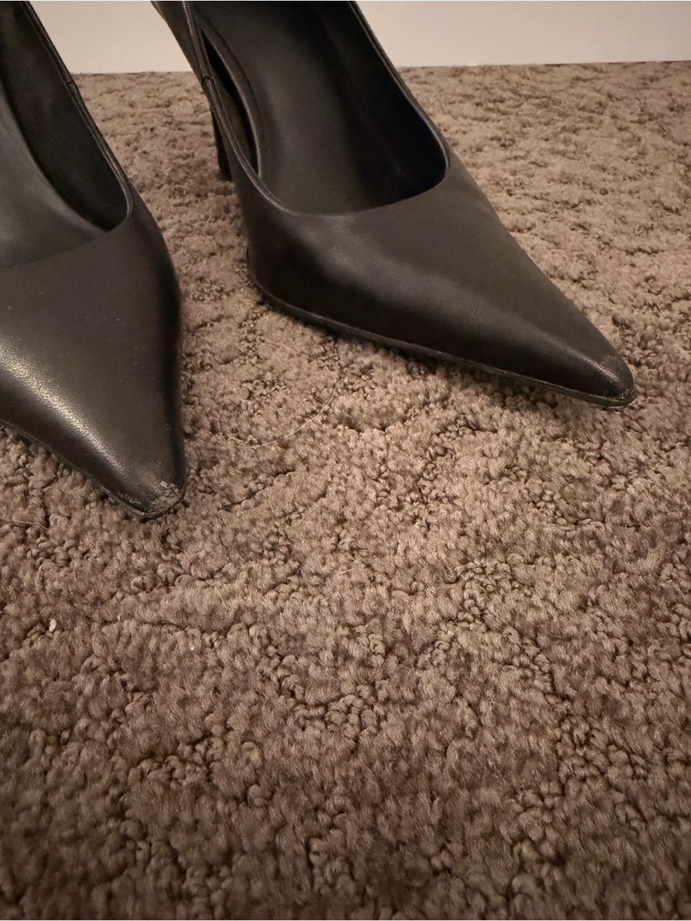 JEFFREY CAMPBELL Classic Black Pointed-Toe Stiletto Pumps - Picture 3 of 6